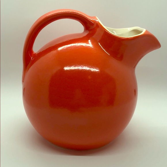 red wing Other - Red Wing Pottery Rumrill Ball Pitcher Orange